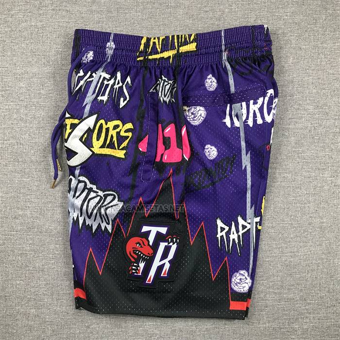 Pantalone Toronto Raptors Slap Sticker Just Don Violeta